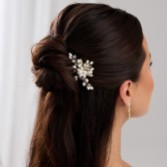 Fotografia: Alfinete de cabelo para casamento Ellie Pearl Cluster (dourado)