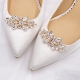 Fotografia: Alfinetes para sapatos Glamour Gold Classic Crystal