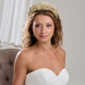Zdjęcie: Arianna Tiara Catherine z perłami i liśćmi AR788