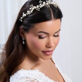 Zdjęcie: Arianna Tiara ślubna „Siren Low Pearl” AR611