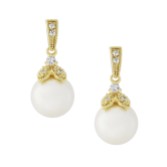 Fotografia: Brincos de noiva Opulence Pearl (dourados)