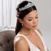 Photograph: Britannia Sparkly Cubic Zirconia Crystal Bridal Tiara