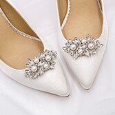 Fotografía: Broches para zapatos «Euphoria» con perlas y cristales