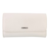 Photograph: Capollini Cream Nubuck Leather Clutch Bag