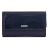 Photograph: Capollini Navy Leather Clutch Bag