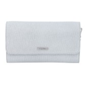 Fotografia: Capollini Pochette in pelle nabuk con strisce argentate