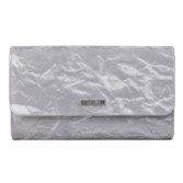 Fotografia: Capollini Pochette in pelle nabuk grigio chiaro di luna