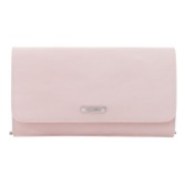 Fotografia: Capollini Pochette in pelle scamosciata rosa cipria