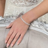 Photograph: Claverley Round Crystal Embellished Wedding Bracelet