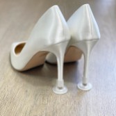 Fotografía: Clean Heels Topes para tacones lisos y transparentes (pequeños)