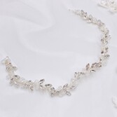 Fotografía: Diadema de cristal y diamantes para el pelo de novia