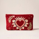 Photograph: Elizabeth Scarlett Enchanted Heart Rouge Velvet Everyday Pouch