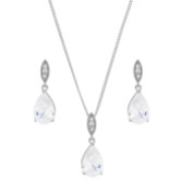 Fotograf: Ellie Cubic Zirconia Kristall Hochzeitsschmuck Set