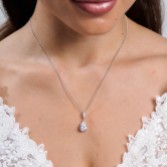 Photograph: Ellie Silver Teardrop Crystal Pendant