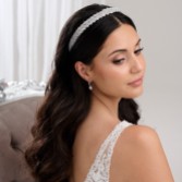 Fotografia: Faixa de noiva Sorrento CZ com cristais