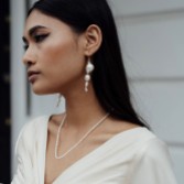 Photograph: Freya Rose Dainty Rice Pearl Necklace