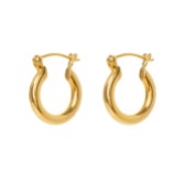 Photograph: Freya Rose Gold Mini Hoop Earrings