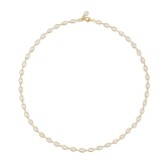 Photograph: Freya Rose Oval Crystal Gold Framed Necklace