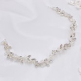 Fotografia: Grinalda de cabelo para casamento com cristais Lucille e diamantes