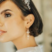 Photograph: Hermione Harbutt Cafe Pearl Droplet Earrings