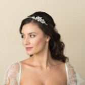 Photograph: Ivory and Co Clara Pearl and Crystal Bridal Headband