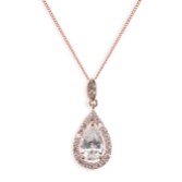Fotografia: Ivory and Co Colar com pingente Belmont Crystal (ouro rosa)