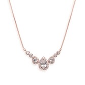 Fotografía: Ivory and Co Collar de boda Sorbonne Crystal (oro rosa)