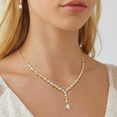Photograph: Ivory and Co Collier « Andorra Gold » en zircone cubique