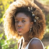Fotografia: Ivory and Co Conjunto de ganchos para o cabelo Moonspray Gold Crystal Spray
