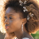 Fotografia: Ivory and Co Conjunto de ganchos para o cabelo Moonspray Silver Crystal Spray