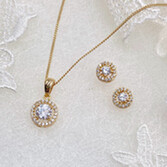 Fotografía: Ivory and Co Conjunto de joyas de boda Balmoral Gold