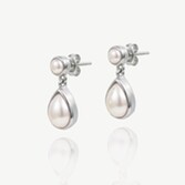 Photograph: Ivory and Co Corsica Pearl Earrings