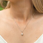 Photograph: Ivory and Co Corsica Pearl Pendant Necklace