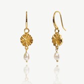 Photograph: Ivory and Co Covent Gold Garden Pearl Drop Earrings