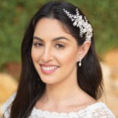 Fotograf: Ivory and Co Frühlingstraum Silber Floral Perlen Haarspange