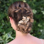 Fotografia: Ivory and Co Grampo de cabelo com folhas em bronze e cristais de opala