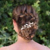 Fotografia: Ivory and Co Grampo de cabelo floral em ouro rosa com ulmeira