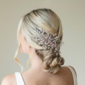 Fotografia: Ivory and Co Grampo de cabelo para casamento «Serenade» em ouro rosa com cristais