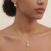 Photograph: Ivory and Co Imperial Crystal Teardrop Pendant Necklace