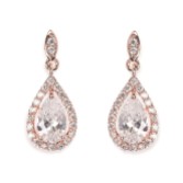 Zdjęcie: Ivory and Co Kolczyki ślubne Belmont Crystal Drop (w kolorze różowego złota)