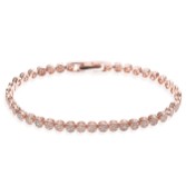 Fotograf: Ivory and Co Modena Rose Gold Kristall verschönert Hochzeitsarmband