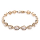 Fotografía: Ivory and Co Pulsera de boda «Promise» con circonitas (dorado)