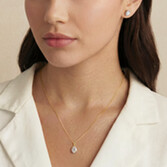 Fotograf: Ivory and Co Rapture Gold Oval Crystal Jewellery Set