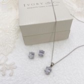Fotograf: Ivory and Co Rapture Kristall Brautschmuck Set