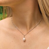 Photograph: Ivory and Co Saint Lucia Pearl Pendant Necklace