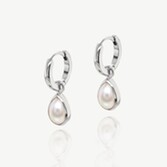 Photograph: Ivory and Co Santorini Pearl Charm Earrings