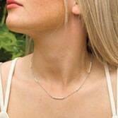 Photograph: Ivory and Co St Ives Pearl Chain Necklace