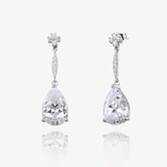 Photograph: Ivory and Co Tetbury Crystal Drop Earrings