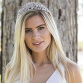 Fotografía: Ivory and Co Tiara de la princesa Grace con adornos de cristal