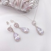 Zdjęcie: Ivory and Co Zestaw biżuterii ślubnej Bacall Crystal
